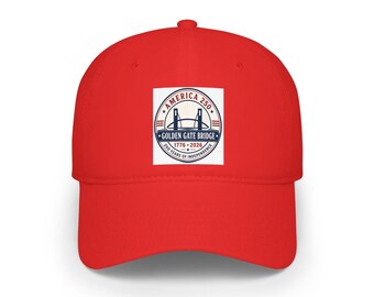 Golden Gate Bridge-pet met patch | Horizonhoed San Francisco, ontwerp America 250