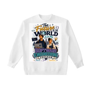 Sudadera de cuello redondo para ingeniería de software, regalo para estudiantes de informática, sudadera para programadores y desarrolladores.