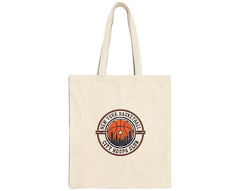 City Basketball draagtas met varsity-embleem | collegiaal, streetwear