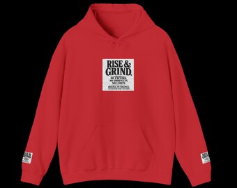 Rise & Grind-Hustle In Silence-sweater met capuchon