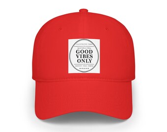 Baseballpet voor Good Vibes Only: laag profiel Red Hat