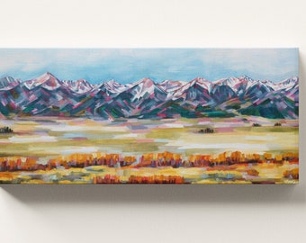 CANVAS WALL ART - Sangre De Cristo Autumn archival ink print, ready to hang, gallery stretched