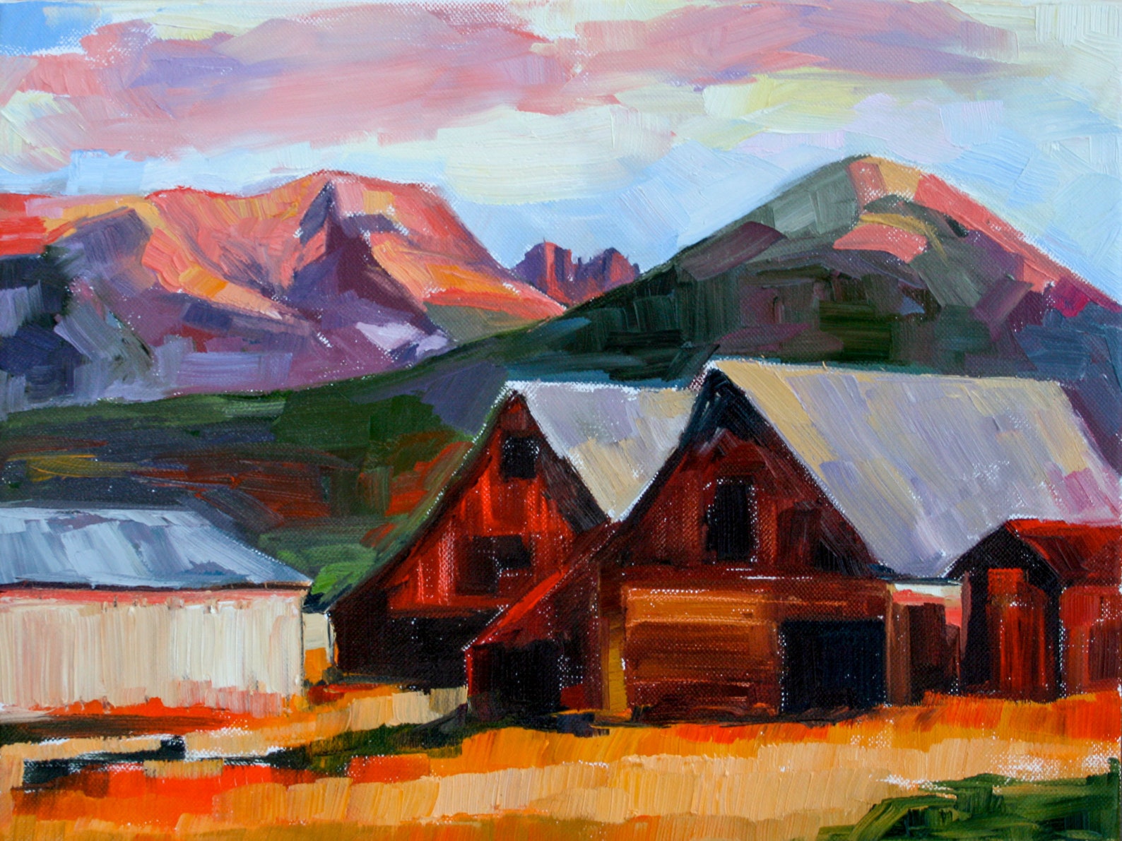 Westcliffe Colorado Fine Art Print of Oil Painting Etsy