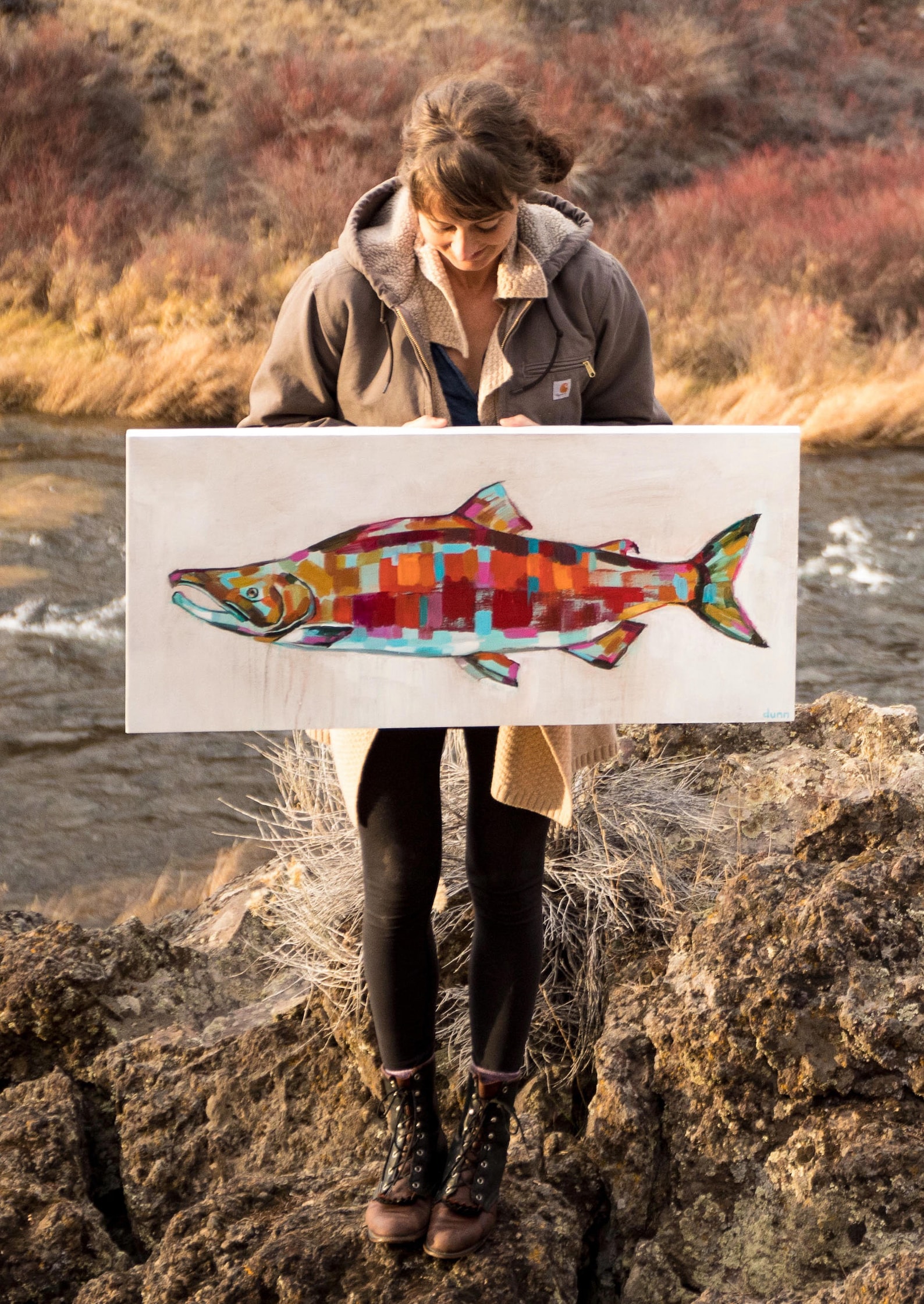 SOCKEYE SALMON Fine art print of original oil painting Etsy