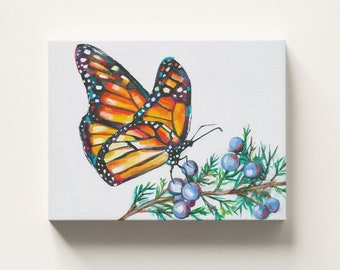 CANVAS WALL ART - Bend Cider Monarch archival ink print, ready to hang, gallery wrapped