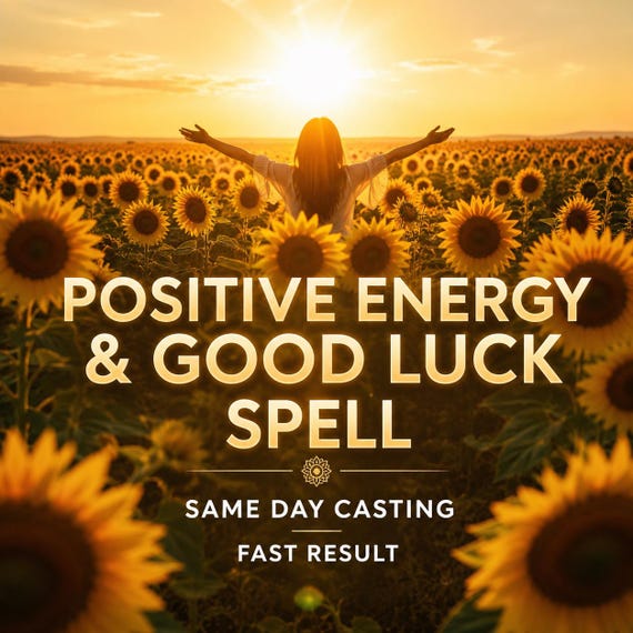 Positive Energy & Good Luck SPELL | Happiness Ritual | Remove Bad Luck | High Vibes | New Chapter | Life Blessing Manifestation