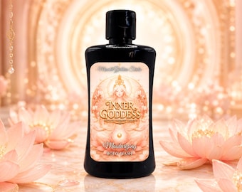 Mini-nettoyant pour le corps crémeux hydratant Inner Goddess | nettoyant pour le corps à la vanille et au bois de santal | Cadeau rituel amour de soi