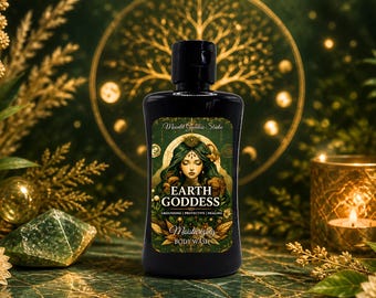 Earth Goddess Moisturizing Creamy Mini Ritual Body Wash | Eucalyptus Sandalwood Violet Body Wash | Grounding Ritual Gift