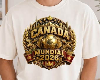 Canada Soccer 2026 Shirt, Mundial Fan Tee, Canada Football Fan Gift