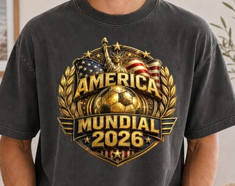 America Soccer 2026 Shirt, USA Football Fan Tee, Soccer Fan Gift