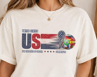 Soccer Fan Gift, Custom Country Soccer Shirt, Summer 26 Fan Tee, Country world Soccer Shirt, Usa Soccer Fan Gift