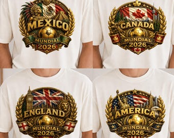 Custom Country Soccer Shirt, Mundial 2026 Fan Tee, Personalized Football Gift