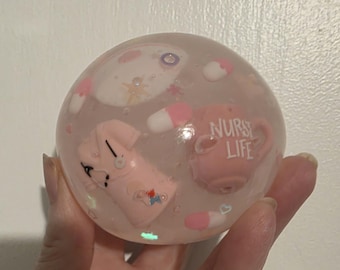 STRESSBALL - Nurse Fuel Handmade Stressball *Important- see description*