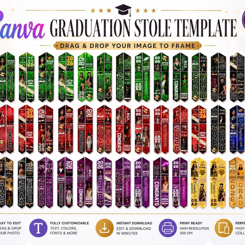 Sash Template Editable - Etsy