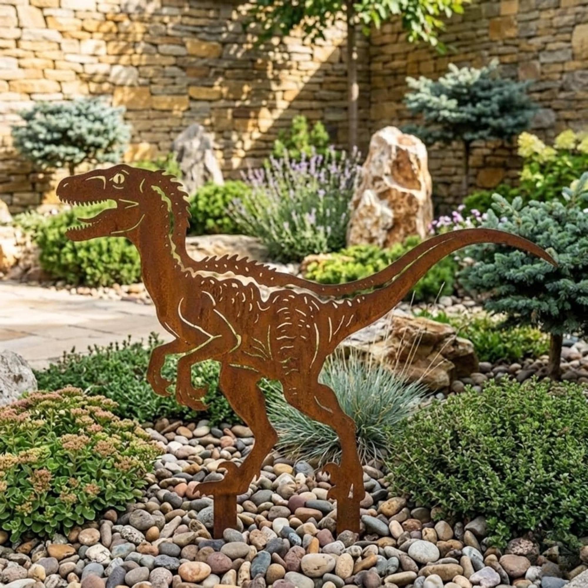 Dinosaur garden art - Etsy 日本