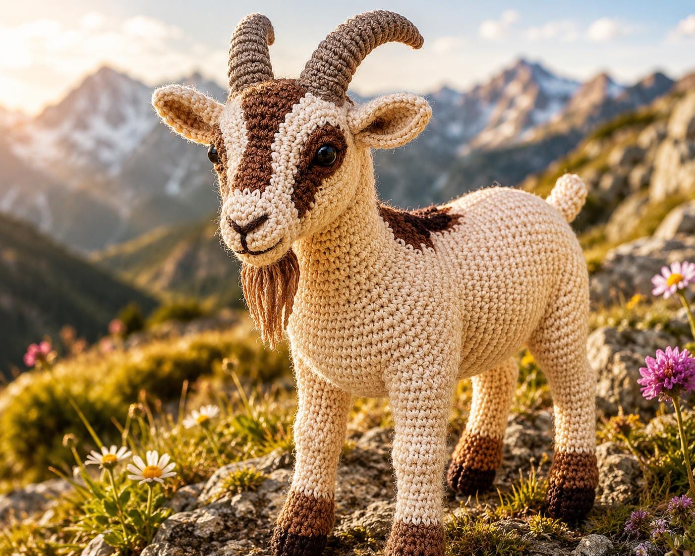 37 Goat Crochet Patterns to Stitch: Farm Animals, Amigurumi, and Whimsical Goats 9 Goat Plush Pattern Beginner Friendly Amigurumi Toy
