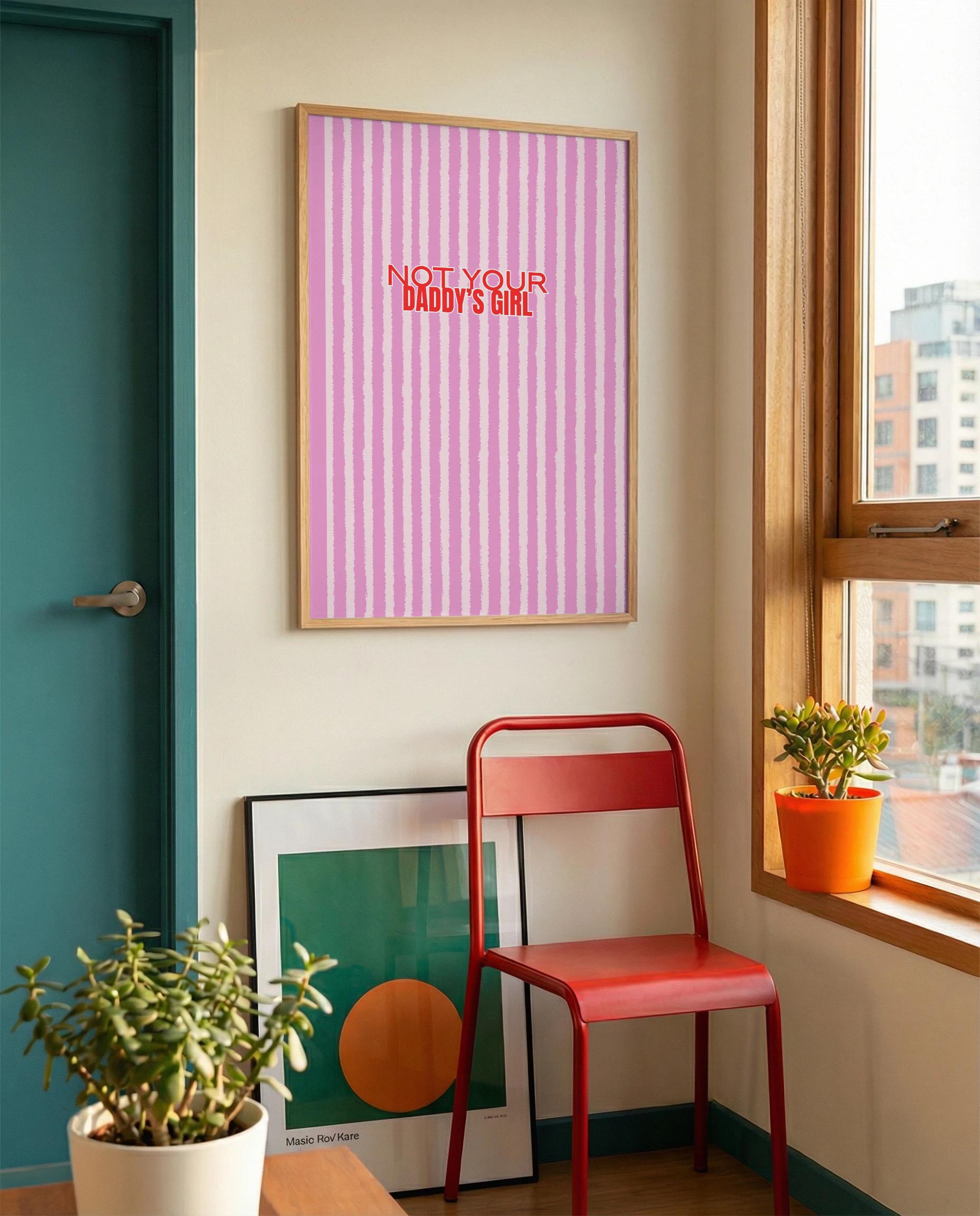Póster feminista imprimible para pared 