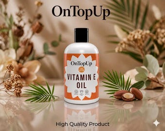 Olio di vitamina E, idratante antiossidante organico naturale puro al 100% a spettro completo per viso, pelle e corpo, vendita all'ingrosso