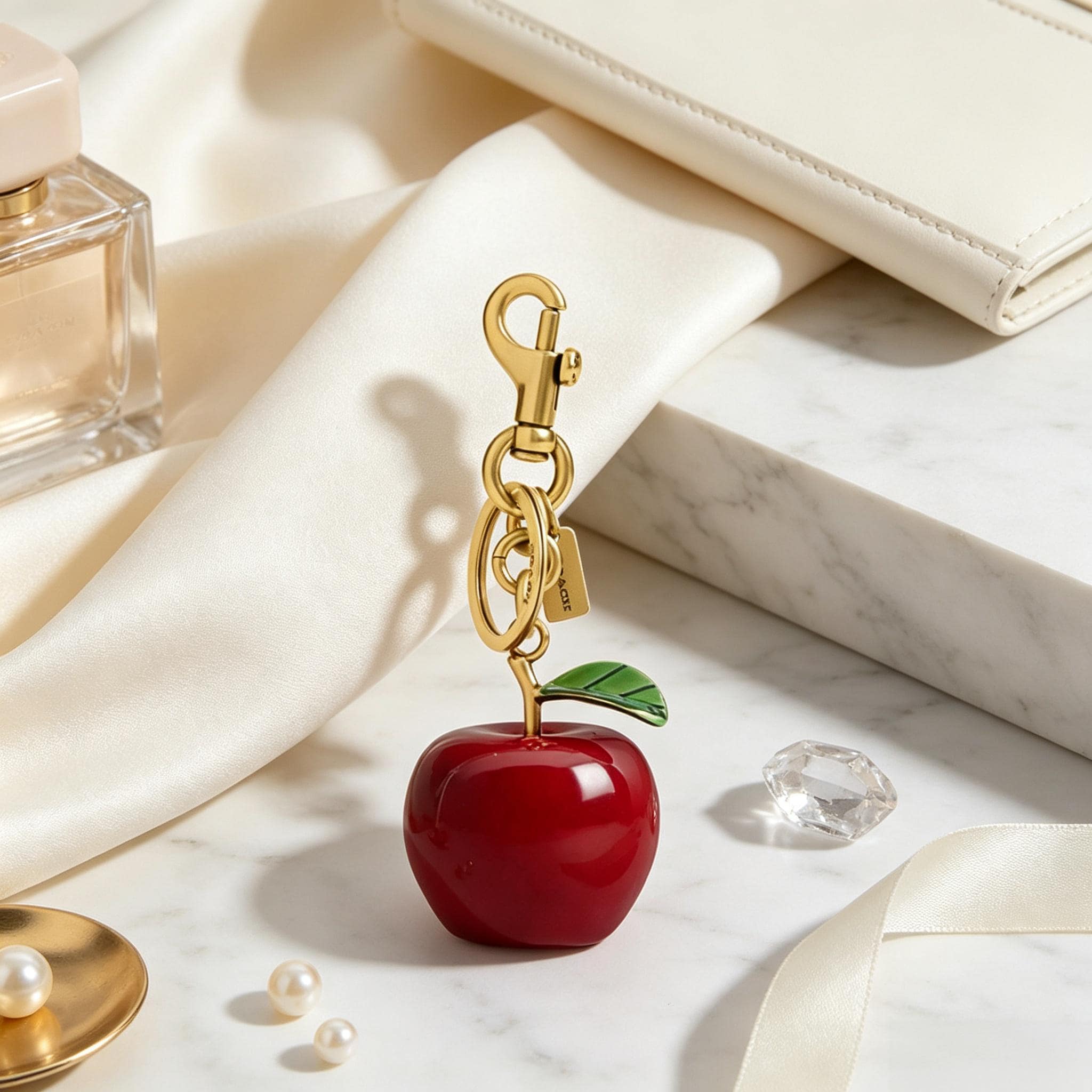 小物 vintage coach Apple Keychain Set of 2 Coach Apple Charm Bag - Etsy