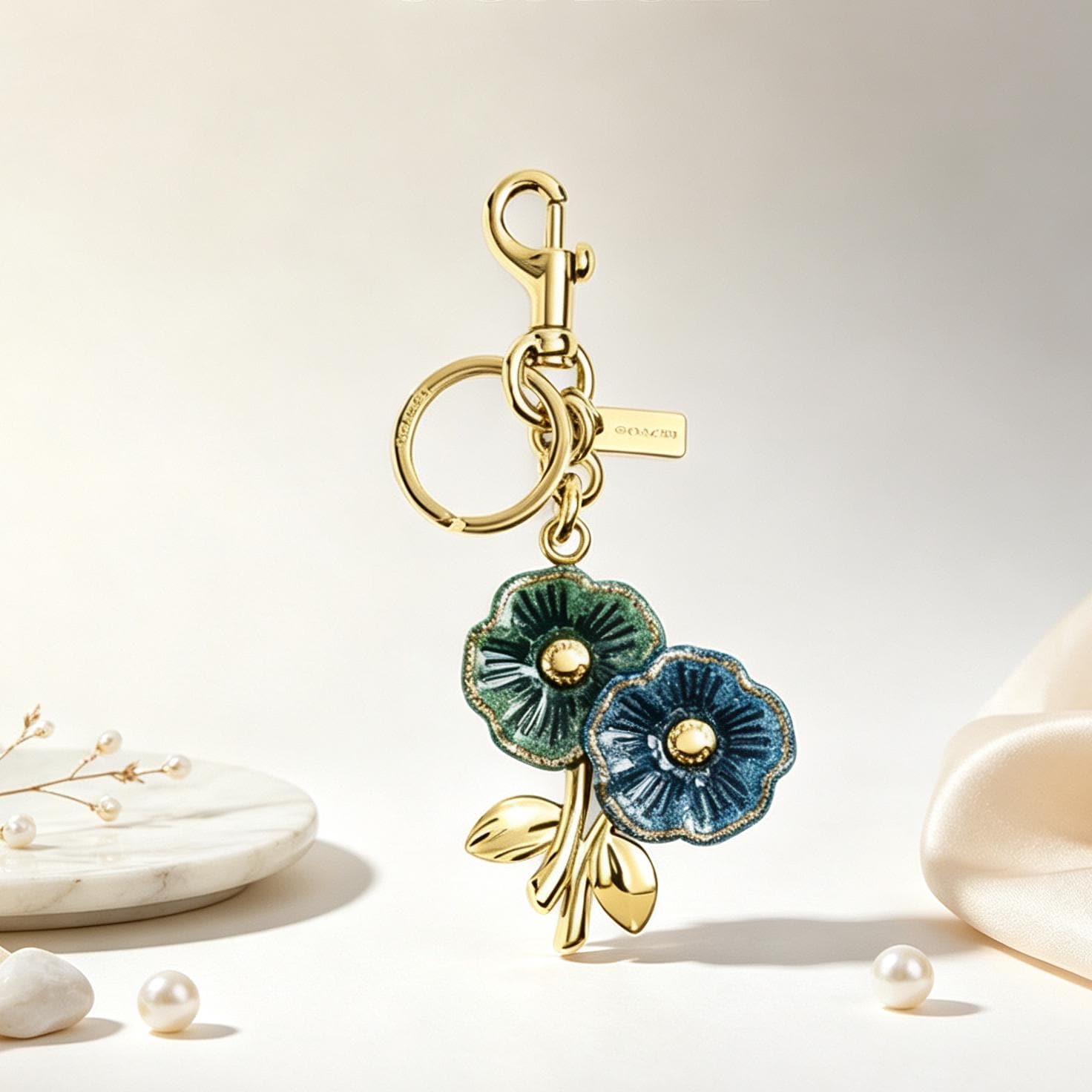 Coach Purse Charms Flower - Etsy