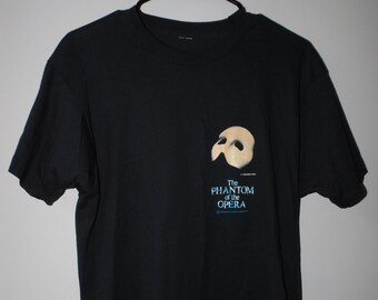 1986 Phantom of the Opera Shirt Vintage 80s Tee Glow in the Dark