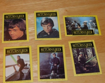 star wars 80s vintage nonsports lot Return of the Jedi trading cards from Holland RARE 1983 Boba Fett