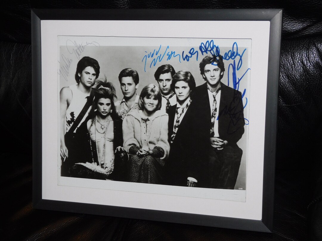 St Elmo's Fire Signed X4 Cast Photo - Andrew Mccarthy , Ally Sheedy ...