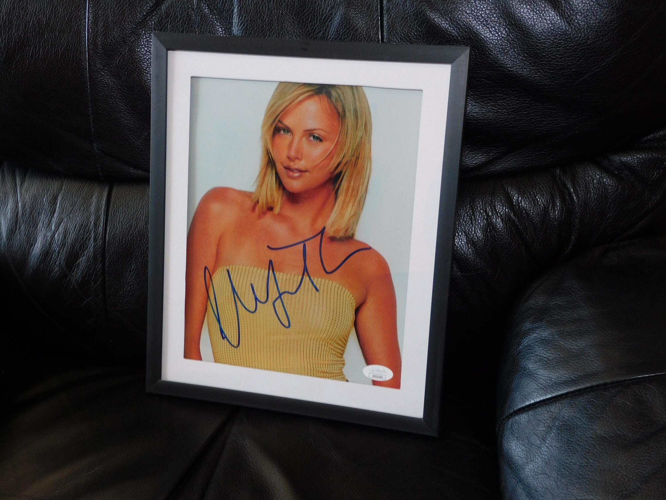 Charlize Theron Signed - Etsy