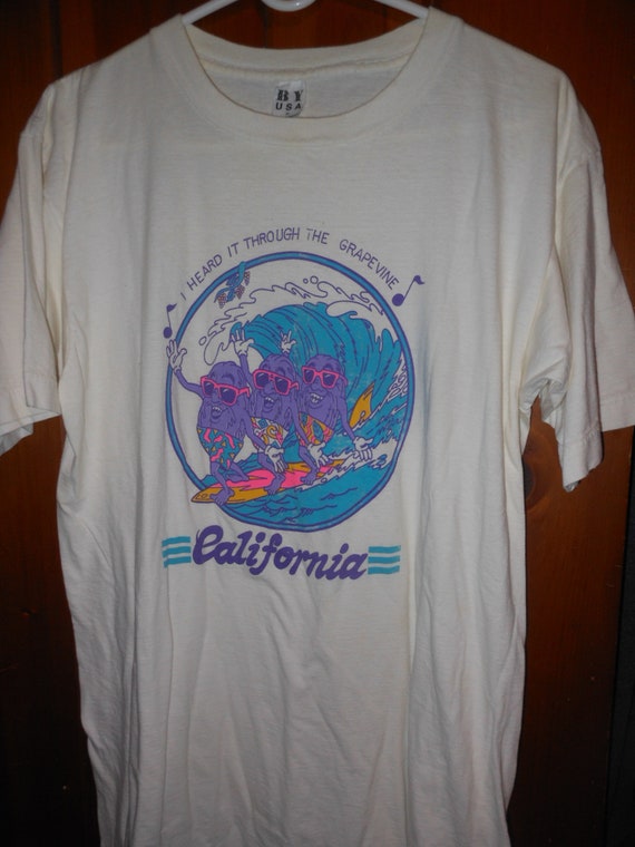 80s California Raisins vintage cali tourist t shir
