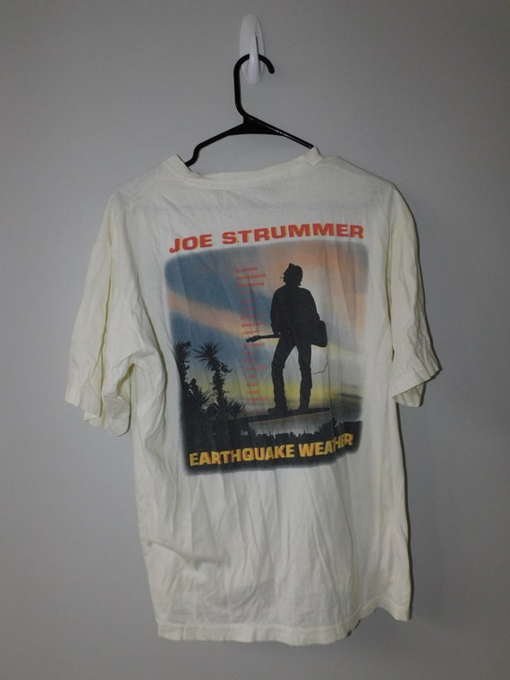 1989 Joe Strummer earthquake weather tour t shirt… - image 2