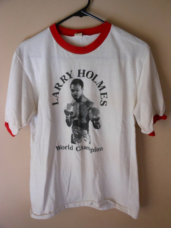 Larry Holmes t shirt boxing champion 