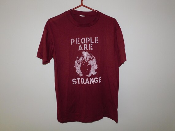 70s vintage The Doors t shirt - Jim Morrison people are strange