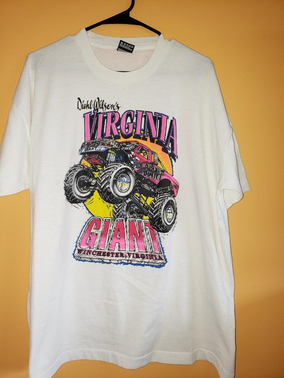 Virginia Giant monster truck t shirt - rare - scre