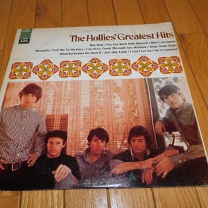 1967 The Hollies greatest hits vinyl record album LP  vintage 60s classic pop rock