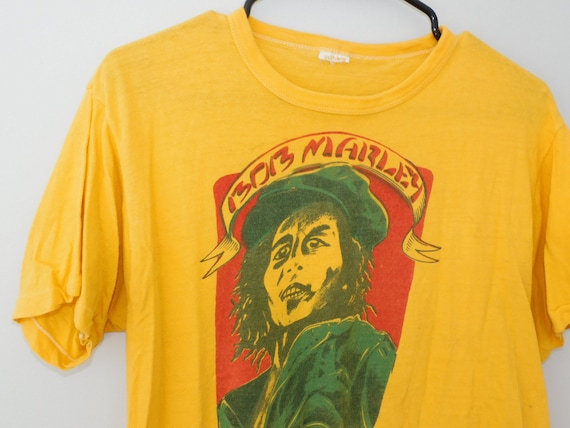 70s Bob Marley & the Wailers T Shirt - Rare Original Vintage