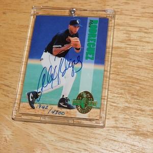 1993 Alex Rodriguez autograph rookie Classic Four Sport baseball card - classic - New York Yankees - vintage 90s auto signed rc insert A-Rod