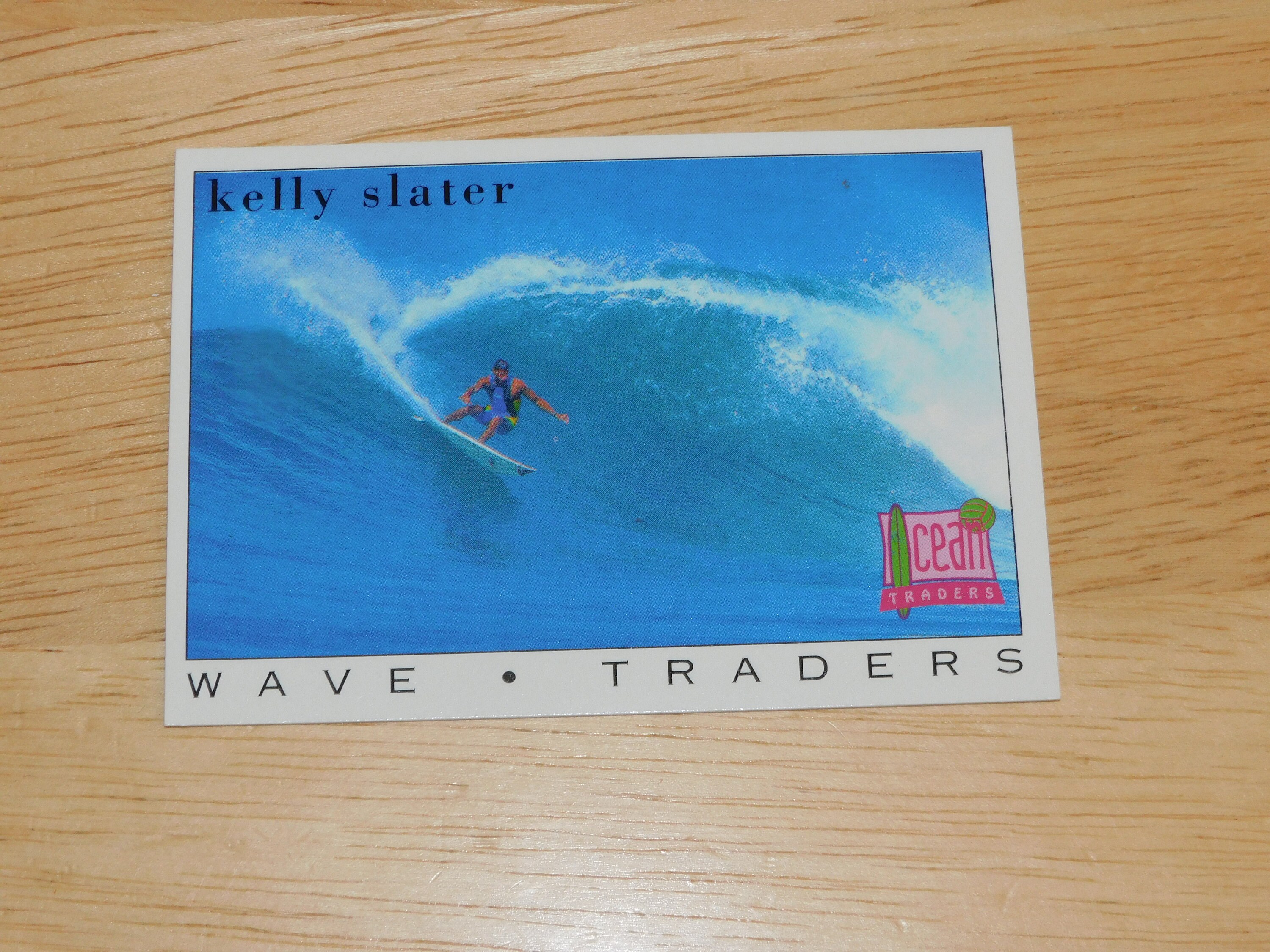 1994 Kelly Slater Wave Traders Card - Vintage 90s - Surfing Legend