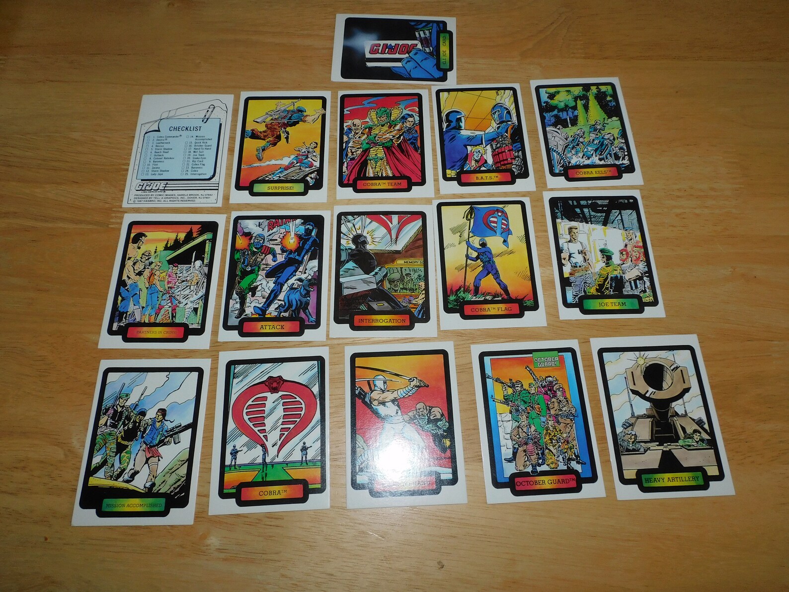 gi joe trading cards value