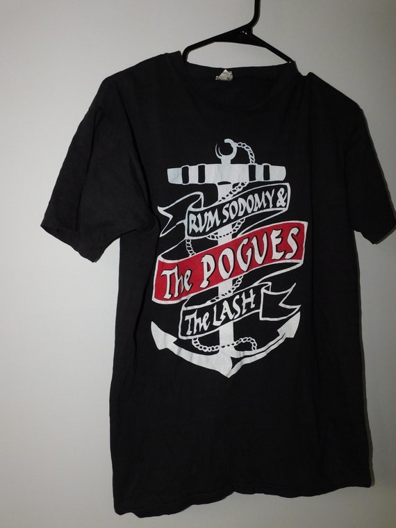 vintage 1985 The Pogues t shirt - Rum, Sodomy, and