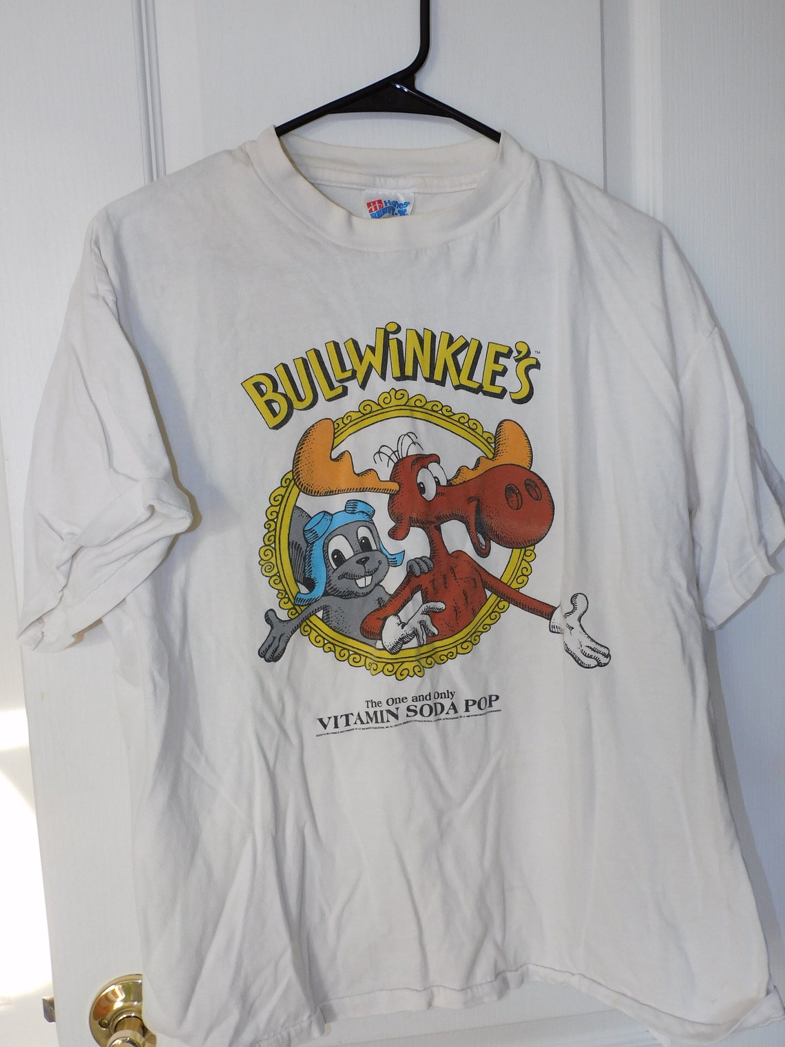 Rocky & Bullwinkle Vitamin Soda Pop T Shirt Very Rare | Etsy