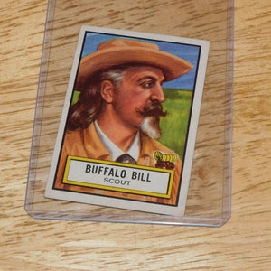 1952 Topps Buffalo Billy Cody trading card - nonsports - vintage 1950s