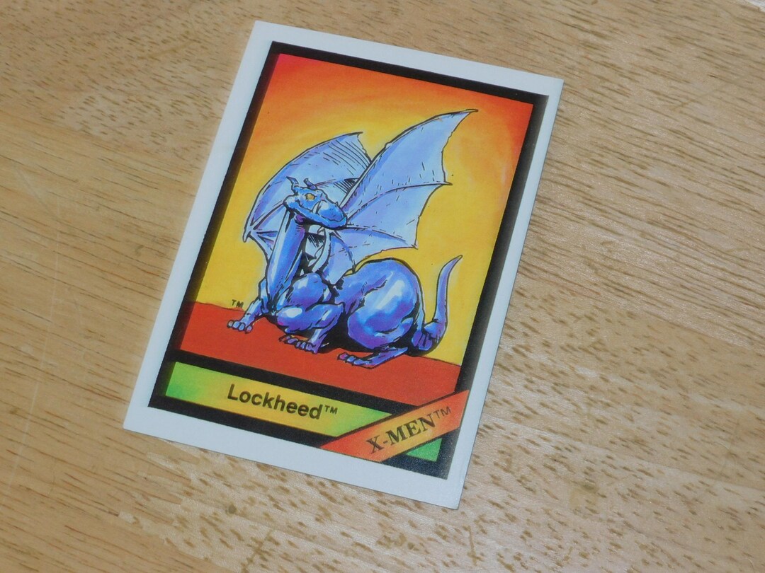 Lockheed - 1987 Marvel Comic Images Rookie Card - Vintage 80s Nonsports ...