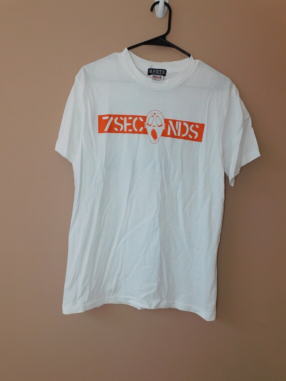 7 Seconds t shirt - vintage 90s - hardcore punk ro