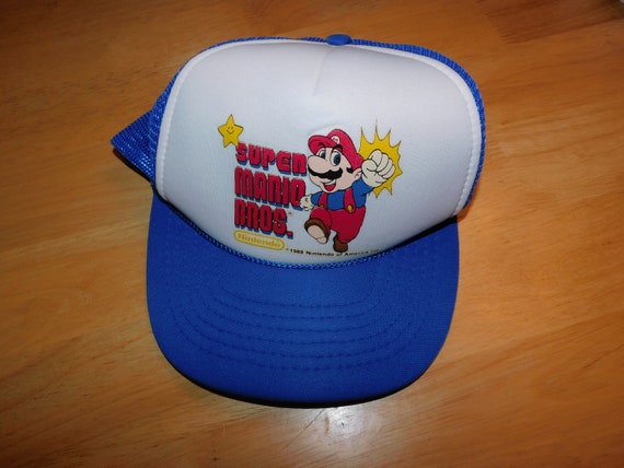 1988 Super Mario Brothers snapback hat - vintage 8