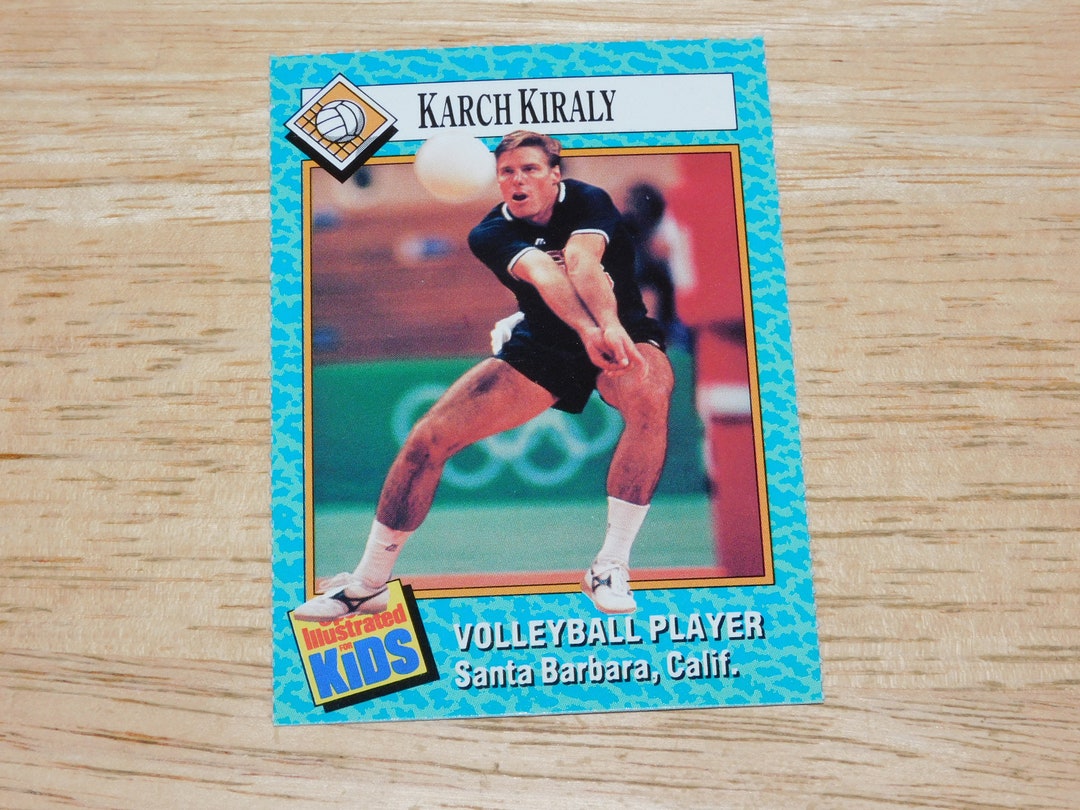 Volleyball Rookie Card 1989 Karch Kiraly Rookie Card - Greatest Volleyball Player Ever GOAT ...