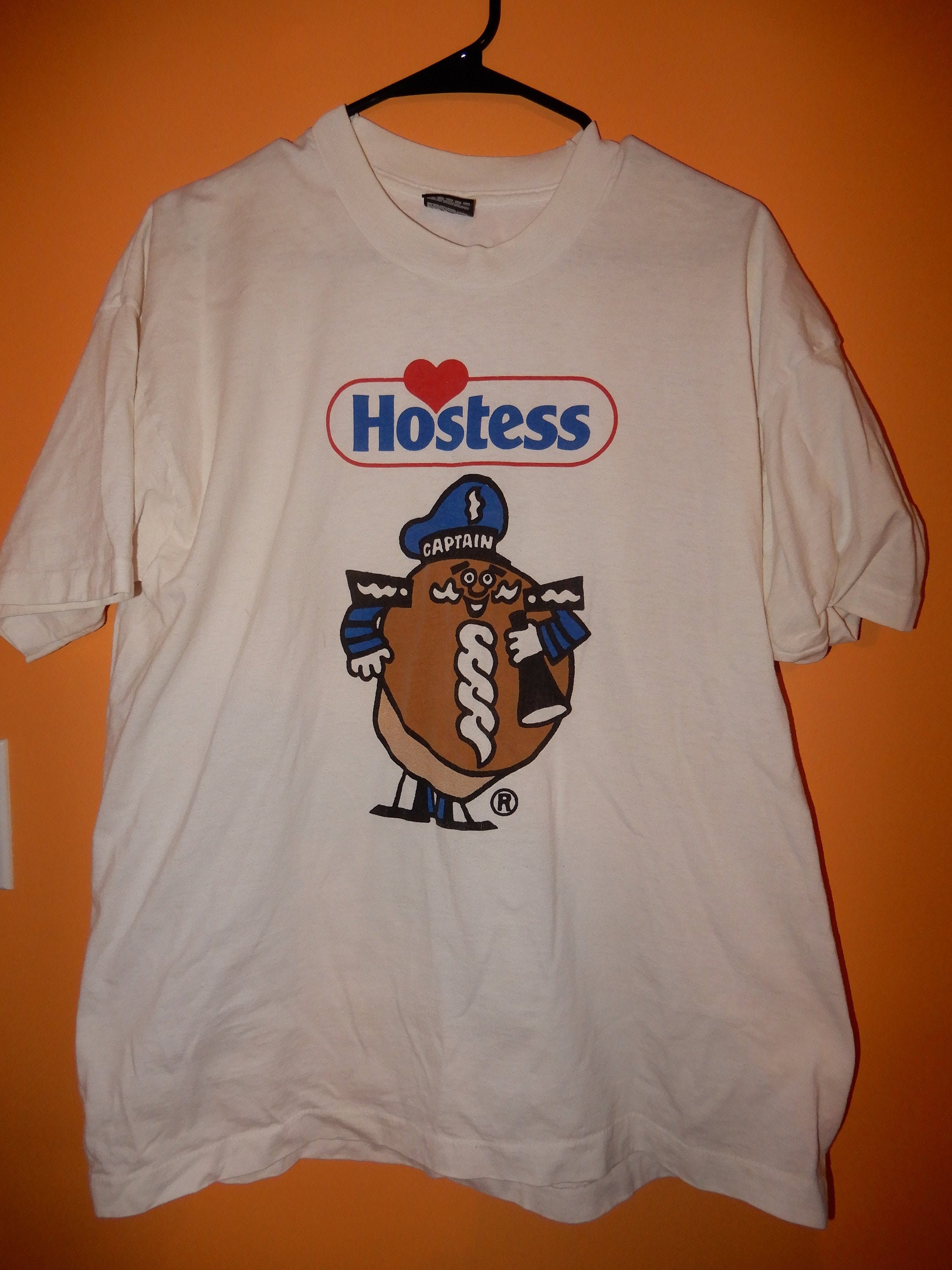 80s Hostess Captain Cupcake t shirt rare vintage Etsy