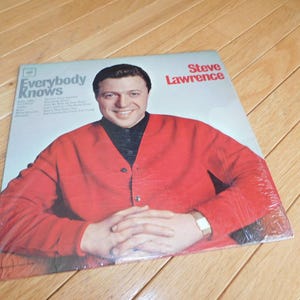 1964 Steve Lawrence vinyl record album LP  vintage 60s - Everybody Knows with The Girl from Ipanema