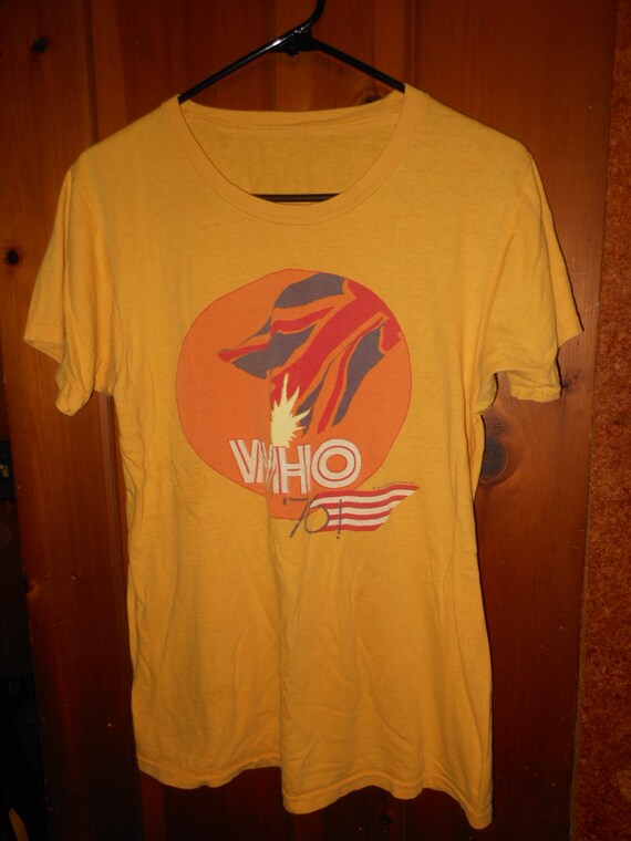 1976 The Who t shirt - XL - original 70s vintage -