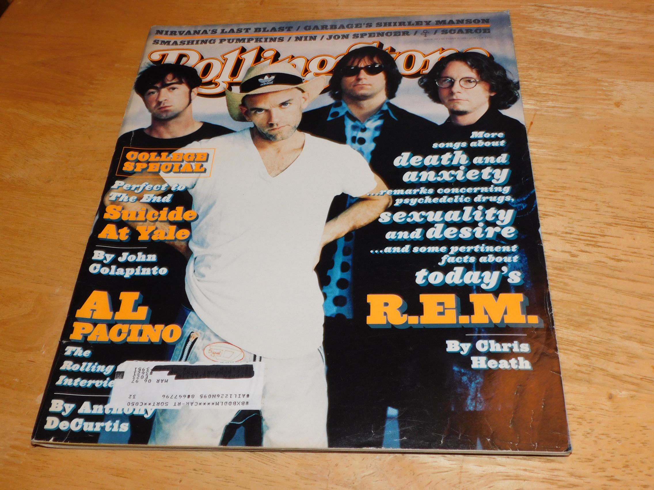 Rolling Stone 1996 - Etsy