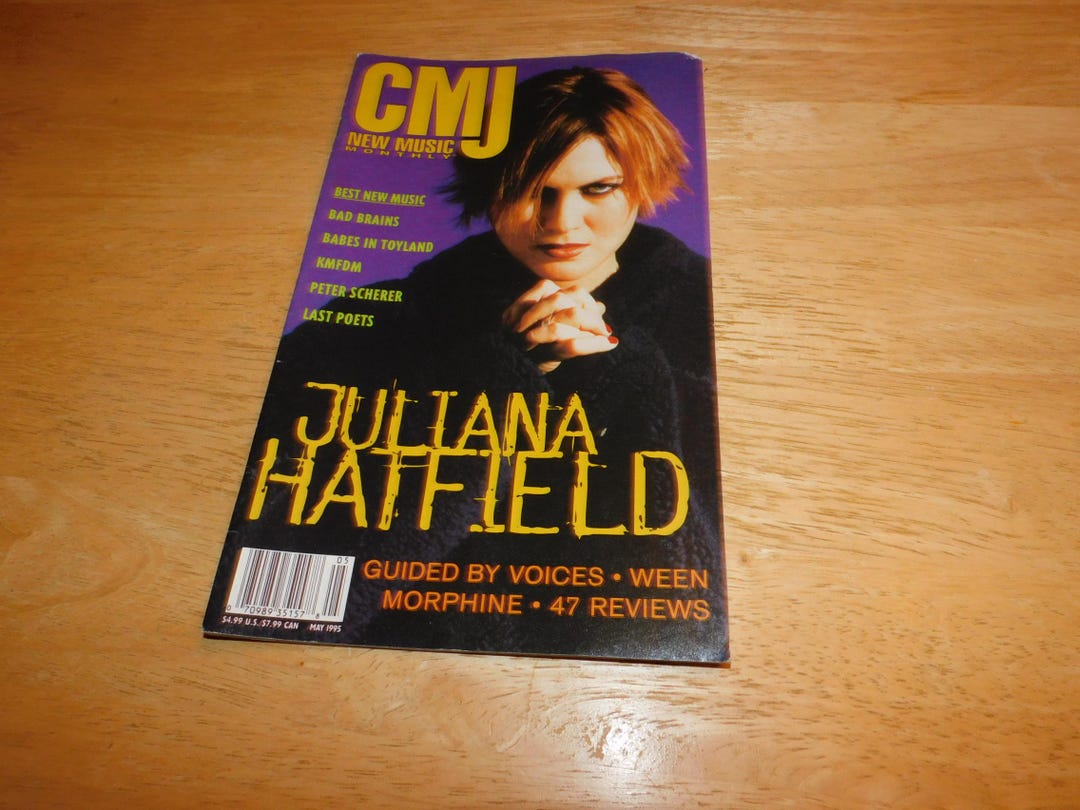 1995 CMJ Magazine Juliana Hatfield, Bad Brains, Babes in Toyland, KMFDM ...